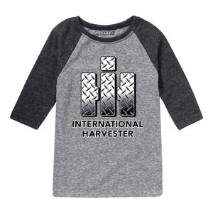 Футболка Case IH Harvestor Plate Raglan для мальчиков 8–20 лет с графическим рисунком Licensed Character