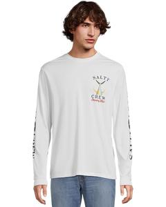 Мужская соленая футболка с длинным рукавом Salty Crew Tailed, White 1