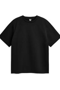 Футболка интерлок Arket, черный