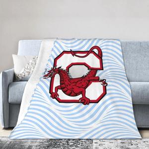 Флисовое одеяло Suny A Cortland с логотипом, черный