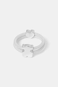 Кольцо ICON MESH Tous, серебряный
