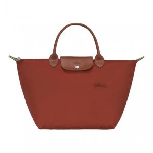 LONGCHAMP Сумка-тоут средняя Le Pliage с вышитым логотипом