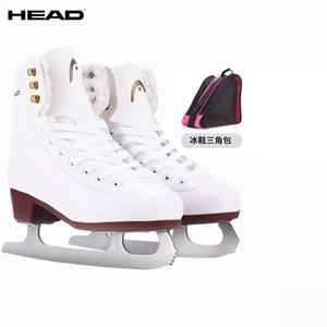 HEAD Коньки для фигурного катания F200 White Fleece-Lined с предзаточенными лезвиями и рюкзаком, размер 39
