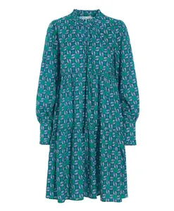 Платье мини Legacy с объемными рукавами и листьями Dea Kudibal, зеленый