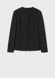 Женскый дорожный пиджак без воротника Paul Smith, цвет Black