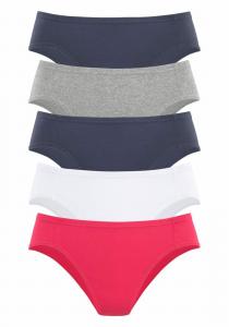 PETITE FLEUR Трусики в цветах Marine Blue, Grey, Red, White