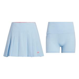 Спортивные шорты ADIDAS PERFORMANCE Originals Pleated, светло-голубой