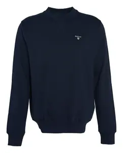 Свитшот с круглым вырезом и логотипом мужской Barbour, серый