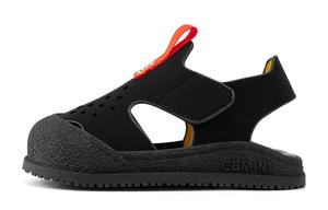 Нескользящие, устойчивые к истиранию, дышащие, легкие, амортизирующие, низкие туфли для малышей. Детская обувь. EBMINI, черный