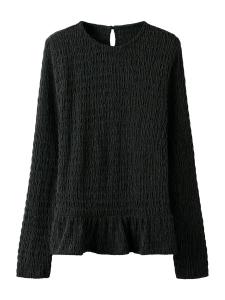 NAME IT Лонгслив 'NKFBIKKA' в черном цвете