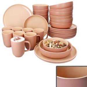Комбинированный сервиз из 32 предметов Керамическая пудра из яшмы на 8 персон чашки миски тарелки Ritzenhoff & Breker