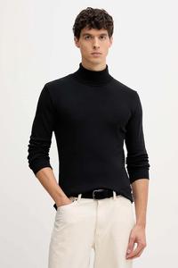 Хлопковый лонгслив Marc O'Polo, черный