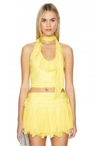 Топ Clara Majorelle, yellow