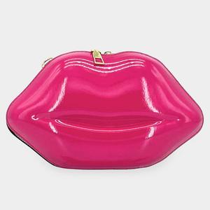 Сумка-клатч через плечо в форме губ FASHNZFAB, розовый