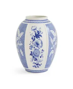 Синяя итальянская ваза с цветами 10 дюймов Spode, blue