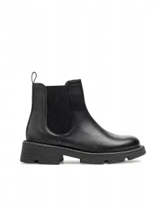 Женские кожаные ботинки на плоской подошве Yokono, серый