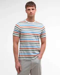 Мужская футболка с коротким рукавом и крупным принтом на спине Barbour, белый