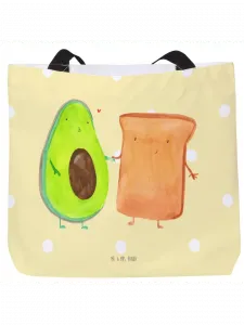 Шоппер Mr. & Mrs. Panda, желтый пастельный