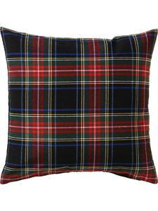 Erwin Müller Чехол для подушки из смесовой хлопковой ткани темно-синего цвета