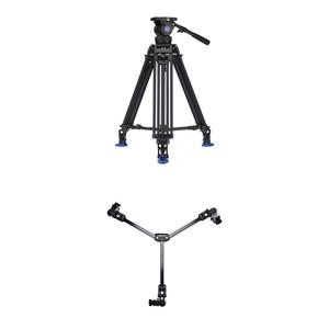 Комплект видеоштатива Benro BV10 с двумя ножками и тележкой для штатива DL-08