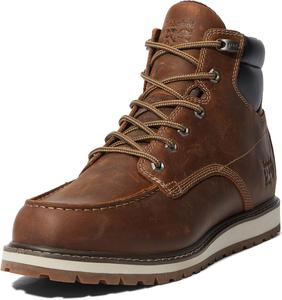 Timberland PRO мужские рабочие ботинки Irvine Wedge 6 дюймов с мягким мысом, цвет Cathay Spice Brown, размер 7W