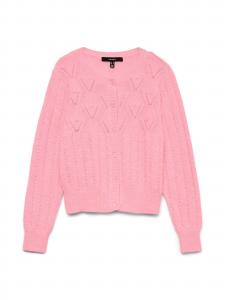 VERO MODA Кардиган 'SAIA' вязаный в розовом цвете