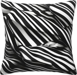Ogniwo Декоративная подушка Ogniwo Stripes Black White Stripes Black White