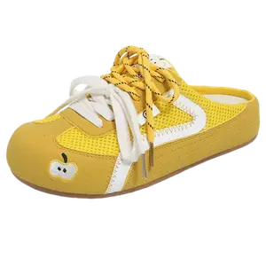 JimiXiong Женские бесшумные стойкие к истиранию закрытые тапочки - желтые, цвет Yellow