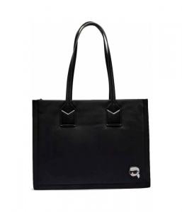 Сумка-шоппер женская Karl Lagerfeld текстильная, черный