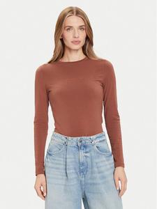 Блузка slim fit W4YI22 J1314 Guess Jeans, коричневый