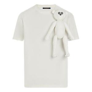Футболка lv ss21 doll pendant crewneck short sleeve for men white Louis Vuitton, белый