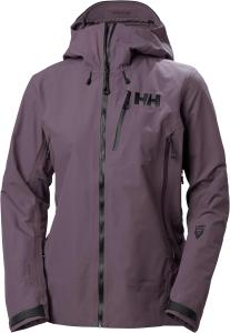 Куртка Helly-Hansen Odin 9 Worlds 3.0 - женская водонепроницаемая куртка с дышащим верхним слоем, защита от любых погодных условий, 654 Smoked Purple