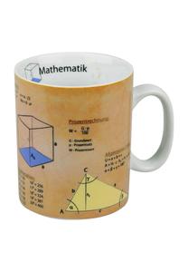 Чашка знаний Математика, 460 мл KöNitz, weiß dekoriert