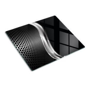 Тарелка 60x52 см, текстура TULUP, черный