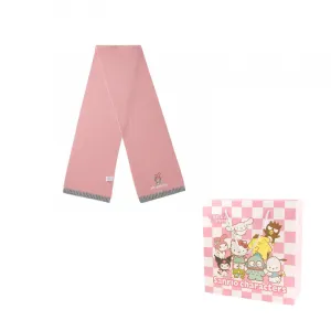 Sanrio Мелоди вязаный шарф унисекс, My Melody Color Block Knit Scarf
