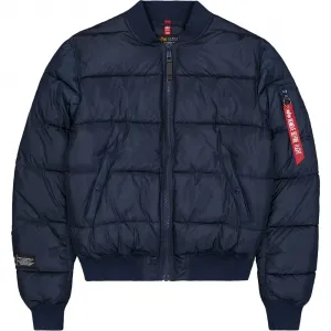 Куртка Alpha Industries MA-1 Logo padded, синий