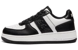 Антискользящие износостойкие низкие кеды для скейтбординга унисекс Kappa, белый/черный