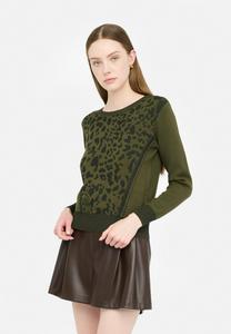 Джемпер LIU JO ANIMAL PRINT, Khaki