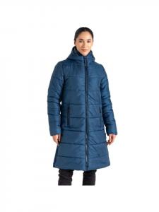 Зимнее пальто Distinguish Baffle с капюшоном синего цвета Dare 2b