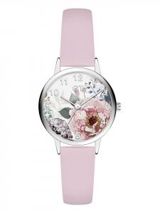 Cool Time Кварцевые часы в розово-серебристо-разноцветном исполнении
