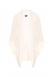 DreiMaster Vintage Вязаный кардиган 'Vintage' из шерсти, белый