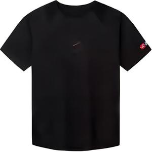 Anta Мужская черная футболка с круглым вырезом, умеренно прямой крой