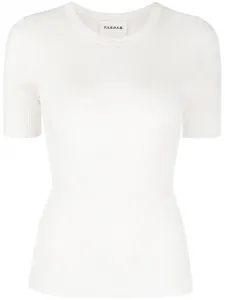 Трикотажный топ Cipria P.A.R.O.S.H., белый