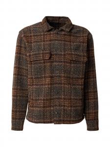 Abercrombie & Fitch Куртка для межсезонья в коричневом цвете