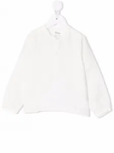 Топ-туника с длинными рукавами Bonpoint, белый
