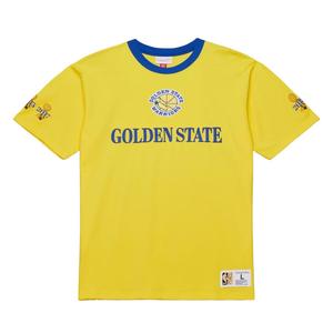 Mitchell Ness Футболка Mitchell & Ness x NBA Golden State Warriors мужская gold