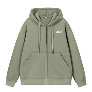 Унисекс свитшот Jeep, зеленый