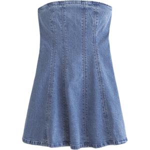 Женское платье без рукавов Abercrombie＆Fitch, синий