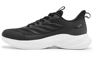 Легкие беговые кроссовки мужские низкие черные Jordan White QIAODAN