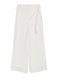 Широкие брюки Bershka, белый